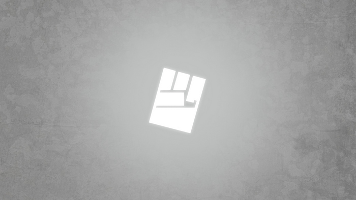 Fist symbol on textured background