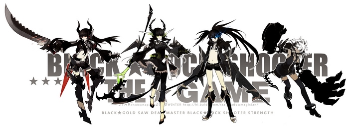 Black Rock Shooter The Game Characters