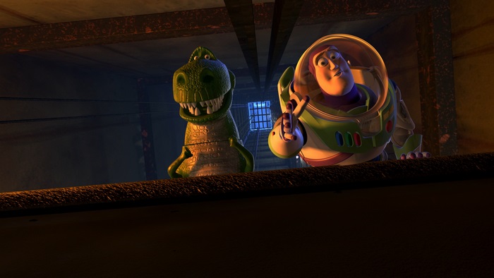 Buzz Lightyear and Rex from Toy Story