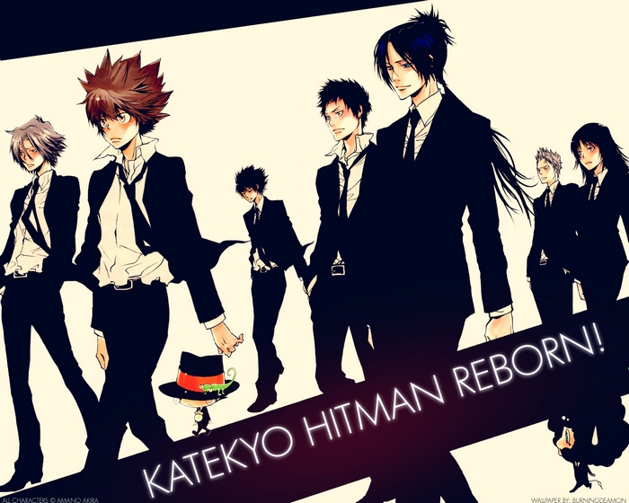 Katekyo Hitman Reborn! characters in suits