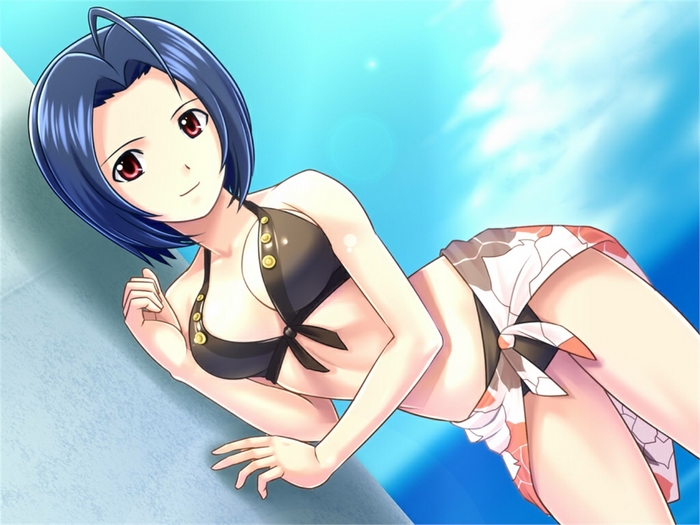 Azusa Miura in a bikini