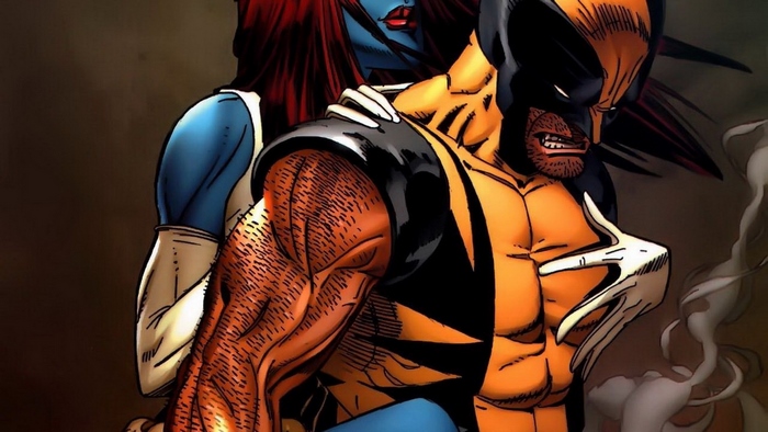 Wolverine and Mystique from Marvel Comics