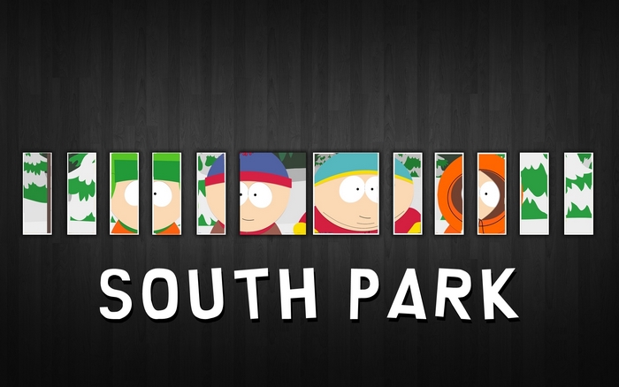 South Park characters and logo