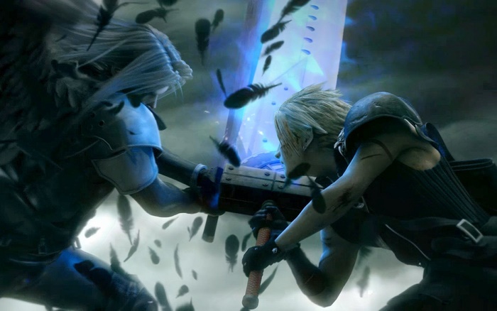 Sephiroth and Cloud from Final Fantasy VII