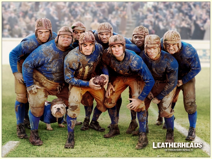 Leatherheads football team with George Clooney