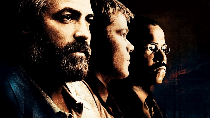 George Clooney and two men