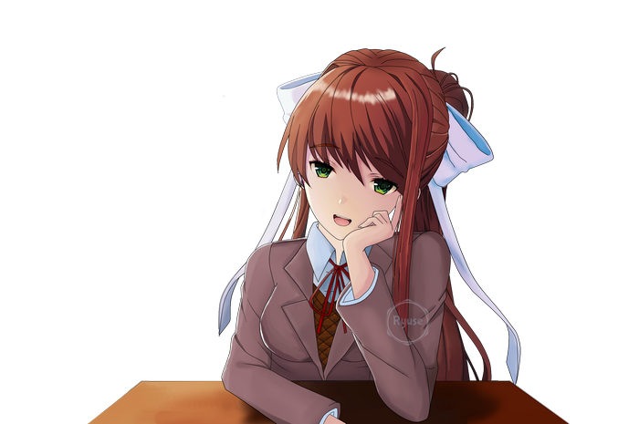 Monika from Doki Doki Literature Club!