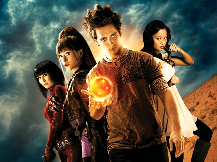 Goku and friends from Dragonball Evolution