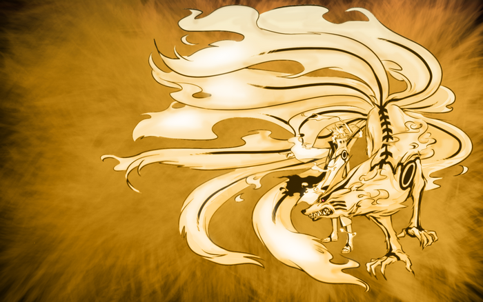 Naruto and the Nine-Tails Fox