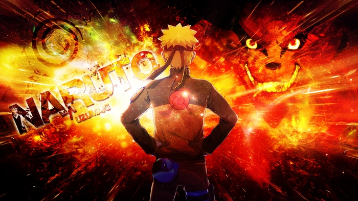 Naruto Uzumaki and Kyubi from Naruto
