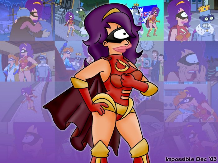 Turanga Leela from Futurama as a superhero