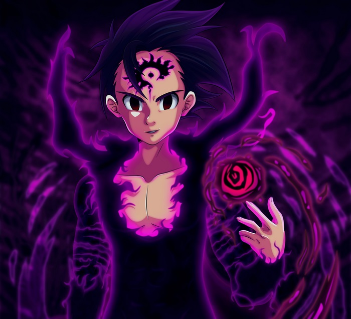 Zeldris with Dark Magic Aura