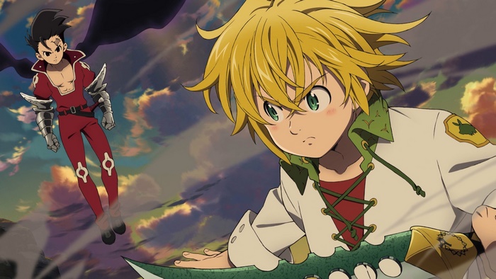 Zeldris and Meliodas from The Seven Deadly Sins