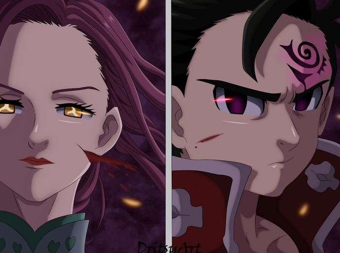 Zeldris and Gelda from The Seven Deadly Sins