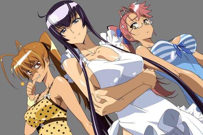 Saeko Busujima and friends
