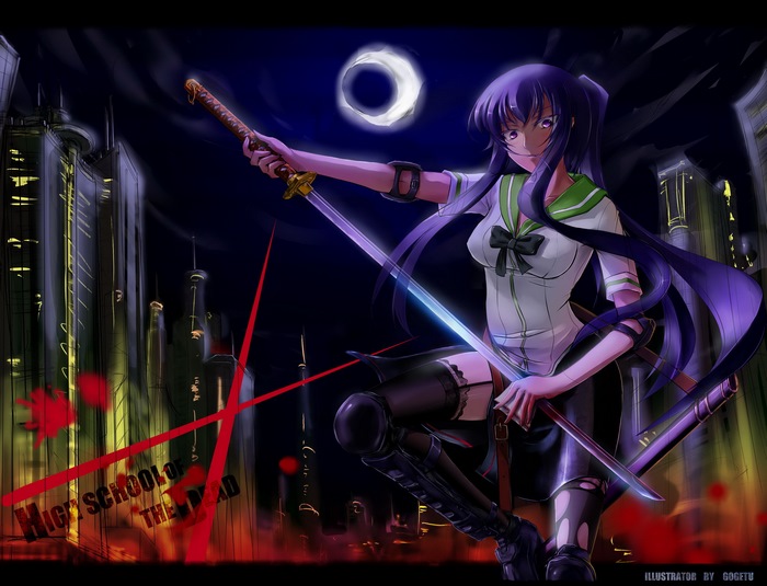 Saeko Busujima from High School of the Dead