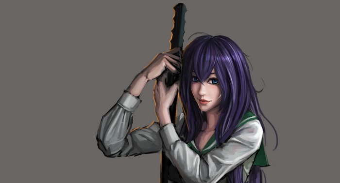 Saeko Busujima from Highschool of the Dead