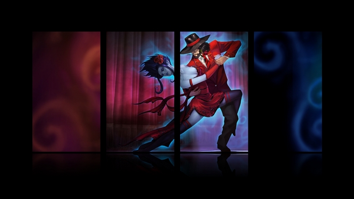 Evelynn from League of Legends dancing