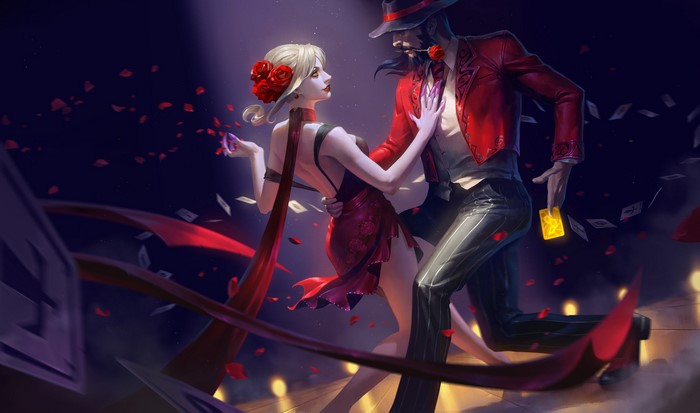 Evelynn from League of Legends dancing