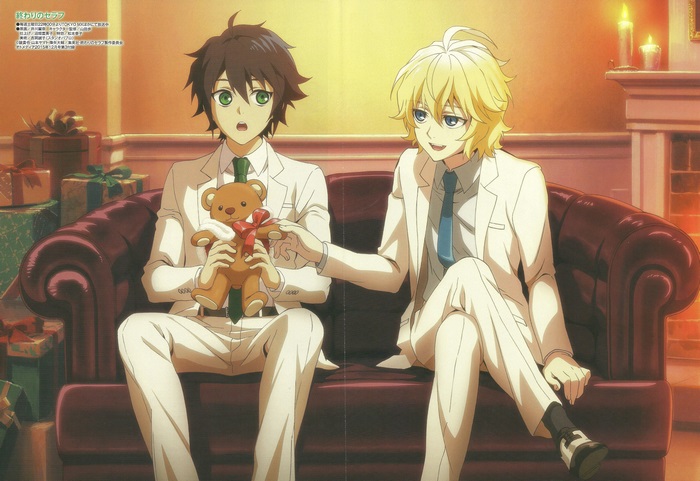 Mikaela Hyakuya with Teddy Bear