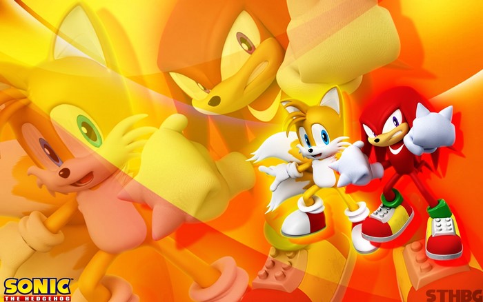 Tails and Knuckles from Sonic the Hedgehog