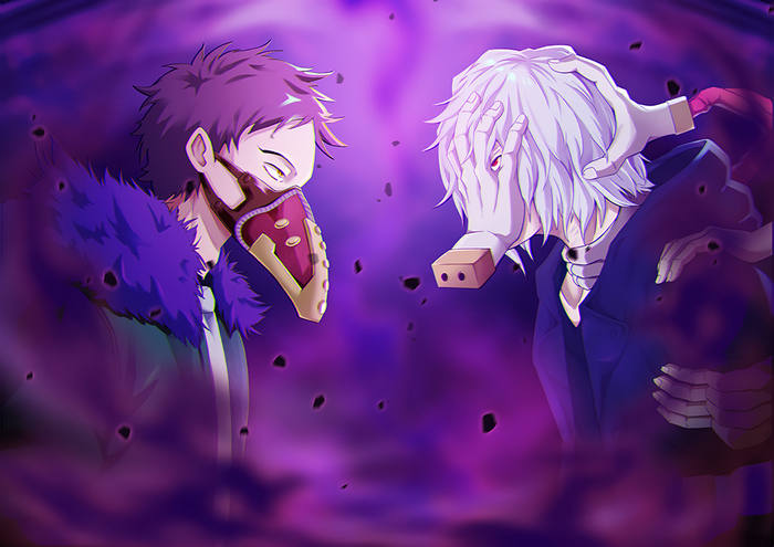 Overhaul and Tomura Shigaraki from My Hero Academia