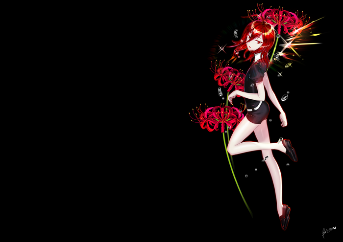Cinnabar from Houseki no Kuni with Red Spider Lilies