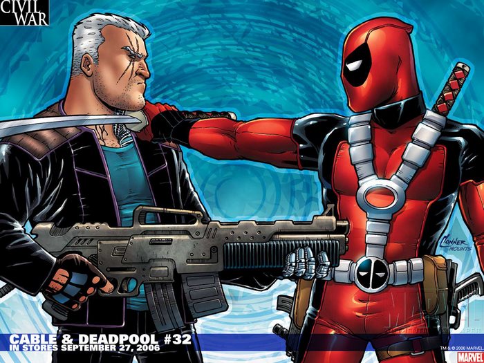 Cable and Deadpool from Civil War
