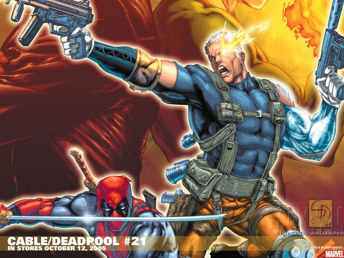 Cable and Deadpool from Marvel Comics