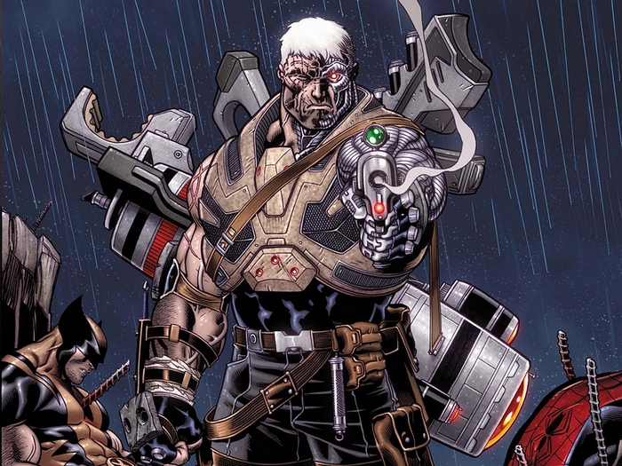 Cable and Wolverine from Marvel Comics