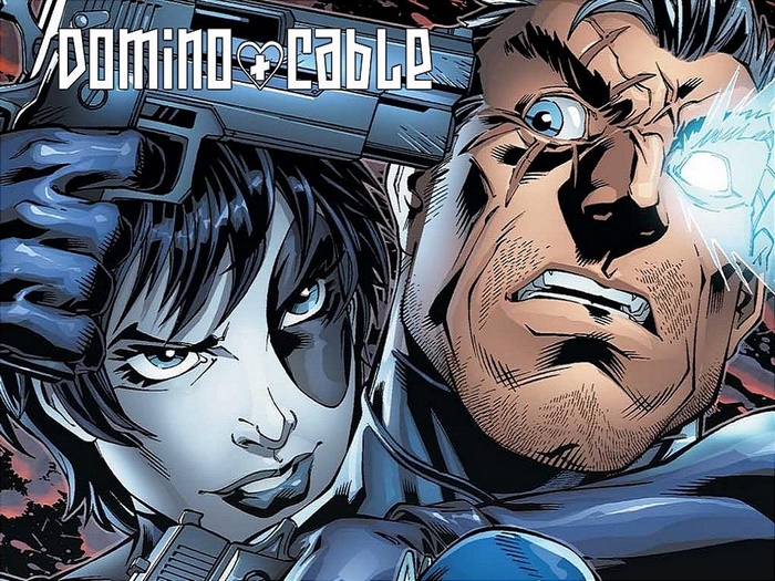 Domino and Cable comic cover