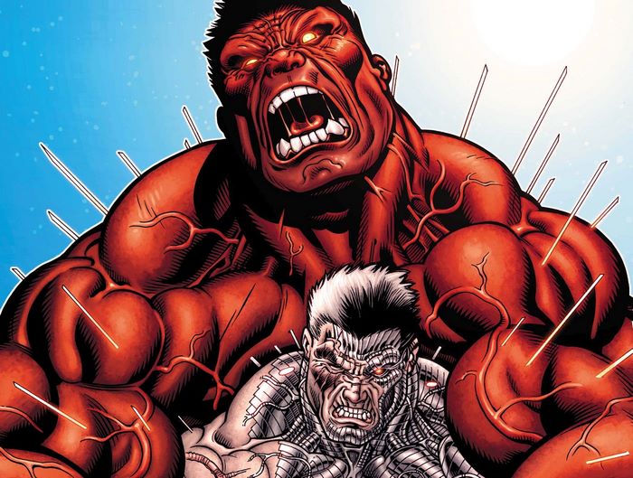 Red Hulk and Cable