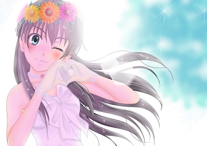 Ruiko Saten with Flower Crown