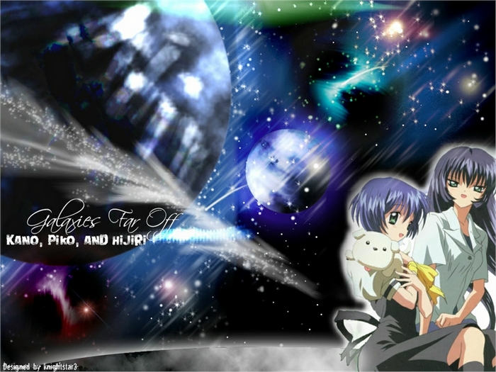 Galaxies Far Off Kano, Piko, and Hijiri