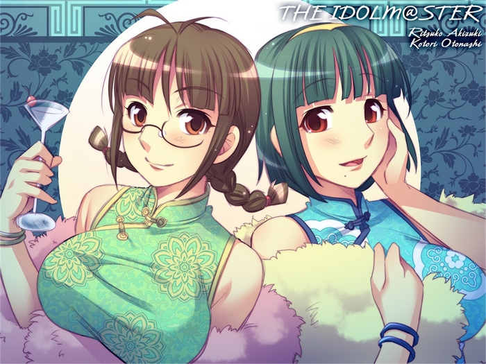 Ritsuko Akizuki and Kotori Otonashi from THE iDOLM@STER