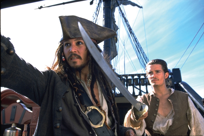 Captain Jack Sparrow and Will Turner from Pirates of the Caribbean