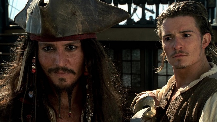 Captain Jack Sparrow and Will Turner from Pirates of the Caribbean