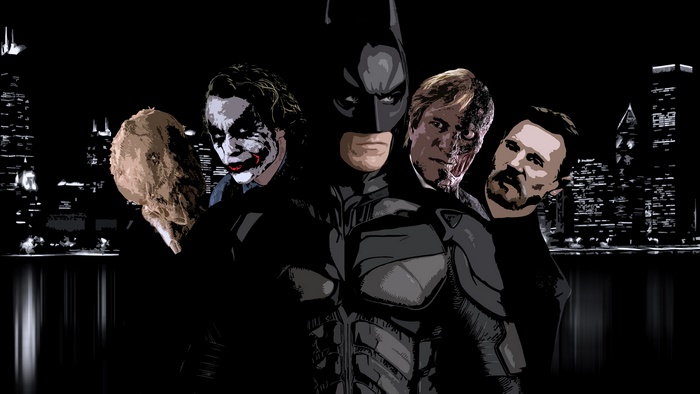 Batman and Villains from The Dark Knight