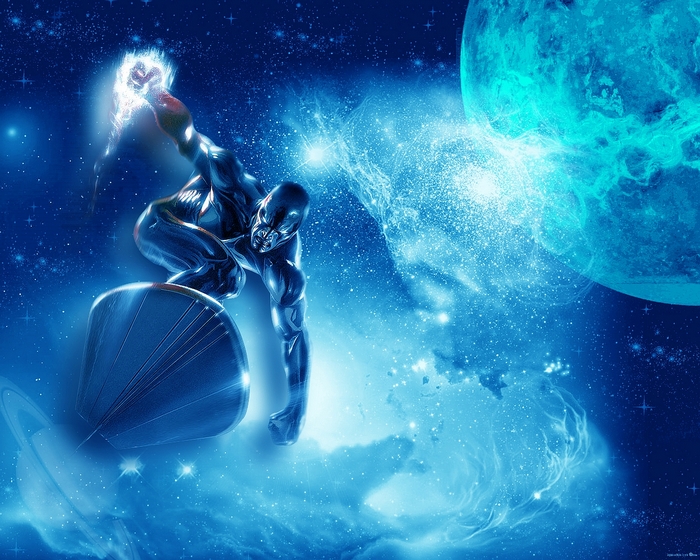 Silver Surfer in Space