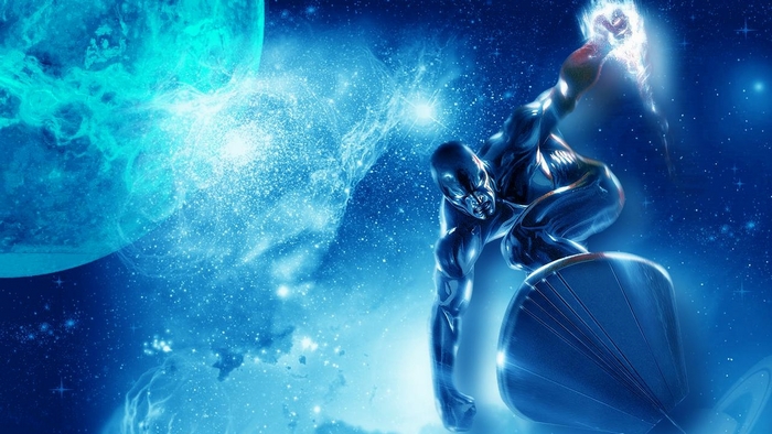 Silver Surfer in Space