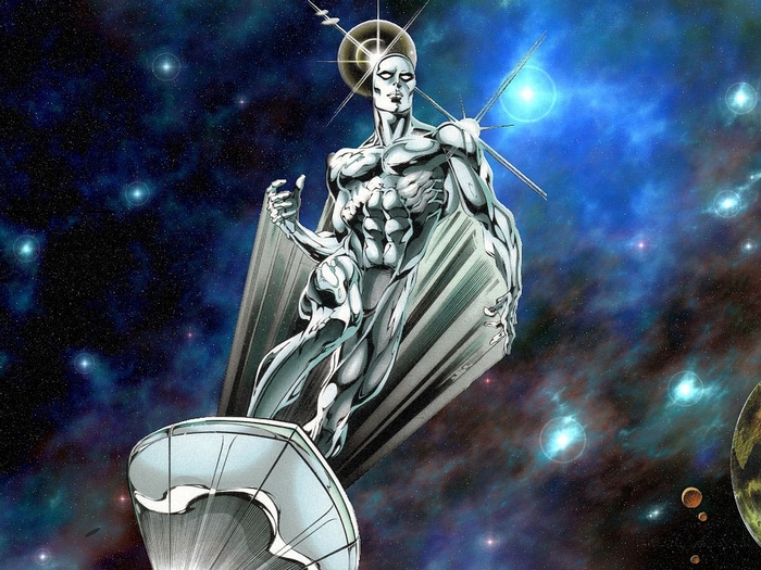 Silver Surfer in Space