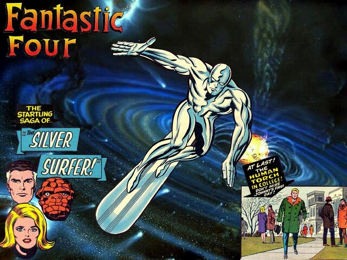Fantastic Four The Silver Surfer Comic Cover