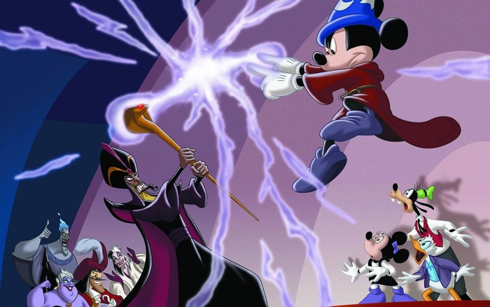 Mickey Mouse and Disney Villains clash with magic