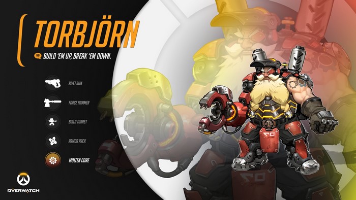 Torbjörn from Overwatch character information