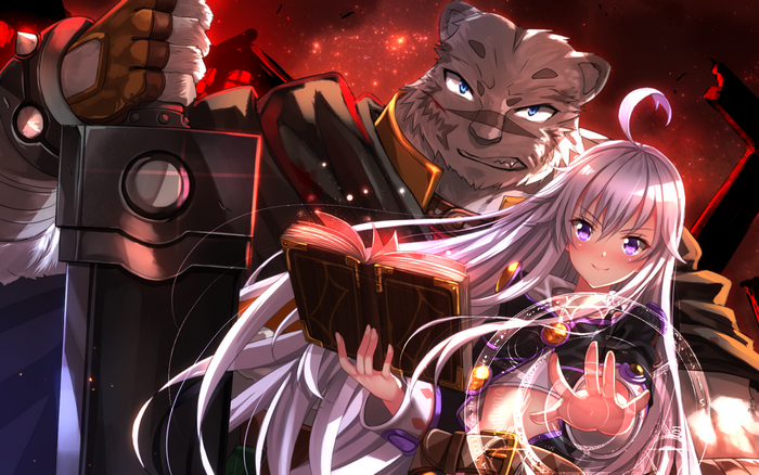 Zero from Grimoire of Zero with a beastman