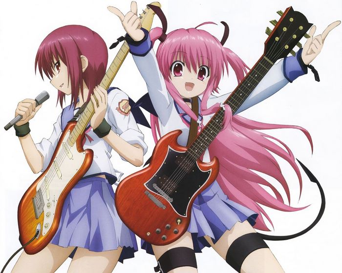 Yuri Nakamura and Kanade Tachibana from Angel Beats!
