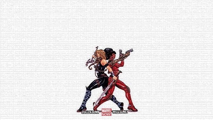 Valkyrie and other Marvel characters