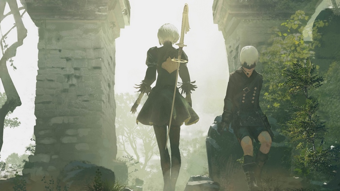 2B and 9S from NieR:Automata