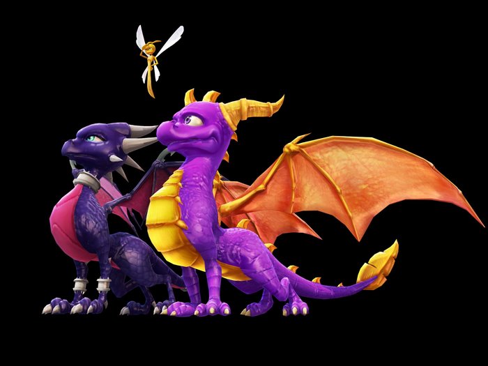 Spyro the Dragon and friends