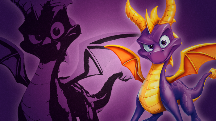 Spyro the Dragon from Spyro